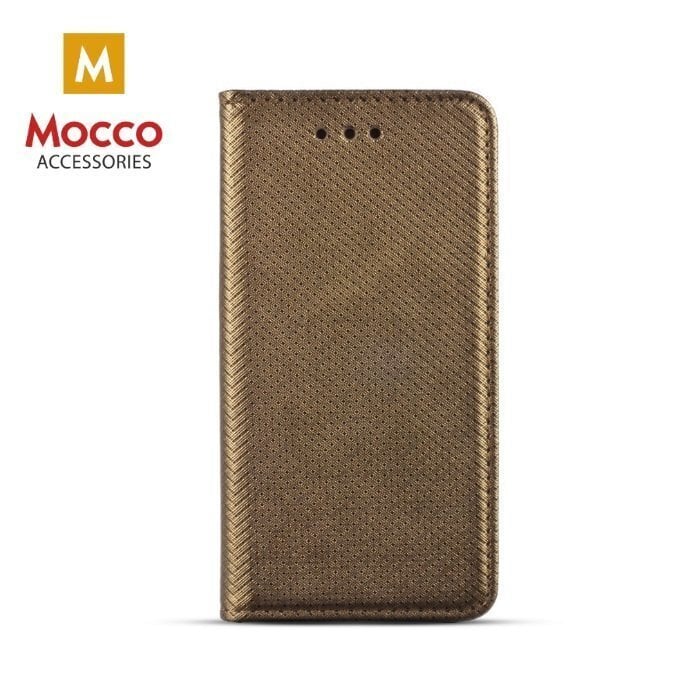 Mocco Smart Magnet Book Case For Huawei Mate 20 Pro Dark Gold цена и информация | Telefonide kaitsekaaned ja -ümbrised | hansapost.ee