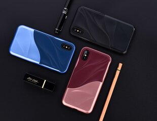 Devia Wave Silicone Back Case Apple iPhone X / XS Blue hind ja info | Telefonide kaitsekaaned ja -ümbrised | hansapost.ee