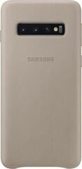 Samsung EF-VG973LJEGWW nahkkate Samsung G973 Galaxy S10 jaoks hall цена и информация | Чехлы для телефонов | hansapost.ee