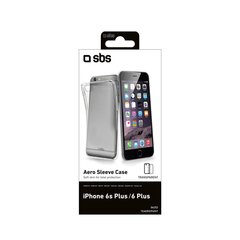 Telefoniümbris SBS Aero Sleeve Case Silicone Case for Apple iPhone 6 Plus / 6S Plus Transparent hind ja info | Telefonide kaitsekaaned ja -ümbrised | hansapost.ee