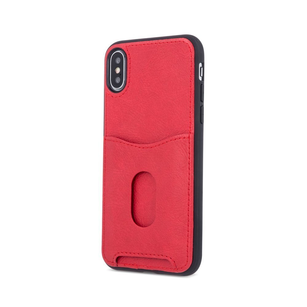 Mocco Smart Wallet Eco Leather Case - Card Holder For Apple iPhone 6 / iPhone 6S Red цена и информация | Telefonide kaitsekaaned ja -ümbrised | hansapost.ee