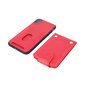 Telefoniümbris Mocco Smart Wallet Eco Leather Case - Card Holder For Apple iPhone XS Max Red цена и информация | Telefonide kaitsekaaned ja -ümbrised | hansapost.ee