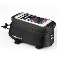 Компактная сумка Wozinsky на велосипедную раму с чехлом для телефона цена и информация | Чехлы для телефонов | hansapost.ee