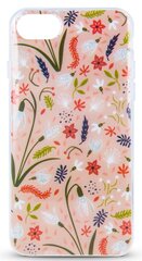 Mocco Spring Case Silicone Back Case for Samsung A750 Galaxy A7 (2018) Pink ( White Snowdrop ) hind ja info | Telefonide kaitsekaaned ja -ümbrised | hansapost.ee