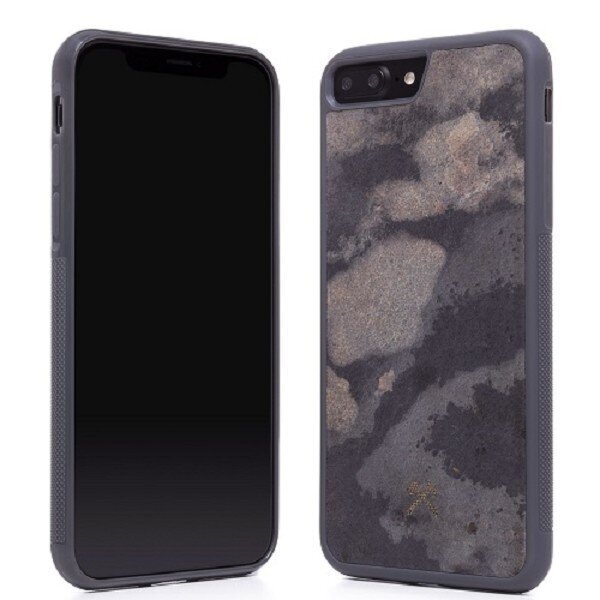 Woodcessories Stone Collection EcoCase, sobib iPhone 7/8+, hall hind ja info | Telefonide kaitsekaaned ja -ümbrised | hansapost.ee