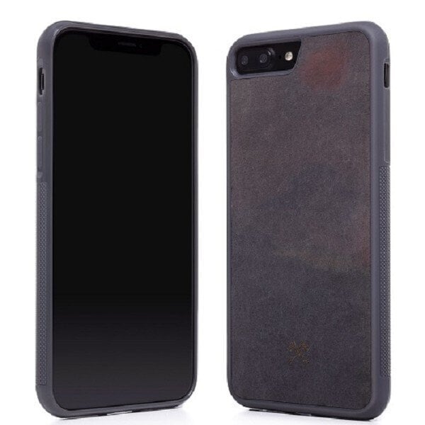 Woodcessories Stone Collection EcoCase, sobib iPhone 7/8+, volcano black (sto005) hind ja info | Telefonide kaitsekaaned ja -ümbrised | hansapost.ee