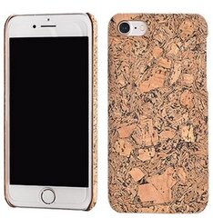 Mocco Cork Plastic Back Case for Apple iPhone 7 / 8 Brown hind ja info | Telefonide kaitsekaaned ja -ümbrised | hansapost.ee