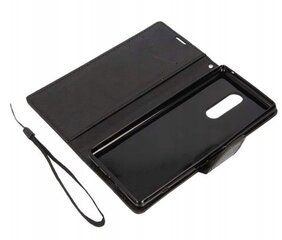 Mocco Fancy Book Case For Sony Xperia 1 / XZ4 Black hind ja info | Telefonide kaitsekaaned ja -ümbrised | hansapost.ee