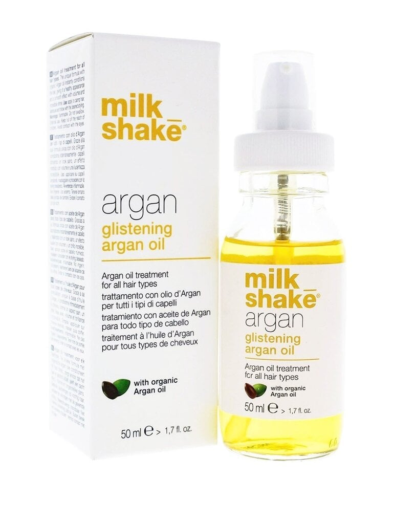 Juukseõli Milk Shake Argan, 50 ml hind ja info | Juuksemaskid, õlid ja seerumid | hansapost.ee