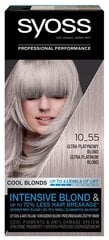 Syoss Color juuksevärv 10-55 Ultra Plaatinablond цена и информация | Краска для волос | hansapost.ee