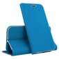 Mocco Carbon Leather Book Case For Samsung A205 Galaxy A20 / A305 Galaxy A30 Blue цена и информация | Telefonide kaitsekaaned ja -ümbrised | hansapost.ee