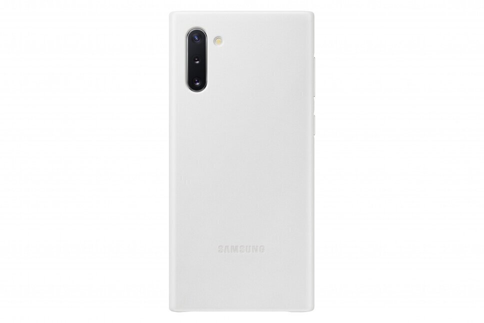Samsung EF-VN970LWEGWW nahkkott Samsung N970 Galaxy Note 10 (Note 10 5G) valge hind ja info | Telefonide kaitsekaaned ja -ümbrised | hansapost.ee