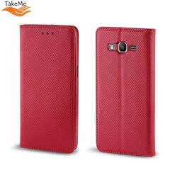 TakeMe Smart Magnetic Fix Book Case ilma klambrita Samsung Galaxy Note10 (N970F) Punane hind ja info | Telefonide kaitsekaaned ja -ümbrised | hansapost.ee