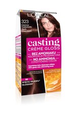 Juuksevärv L'Oreal Paris Casting Creme Gloss, 323 Dark Chocolate цена и информация | Краска для волос | hansapost.ee