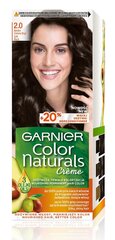 Kauapüsiv juuksevärv Garnier Color Naturals, Soft Black hind ja info | Juuksevärvid | hansapost.ee