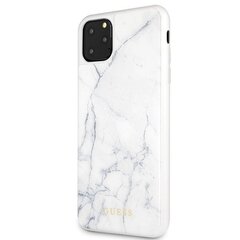 Чехол для телефона Guess GUHCN65HYMAWH Apple iPhone 11 Pro Max white Marble цена и информация | Чехлы для телефонов | hansapost.ee