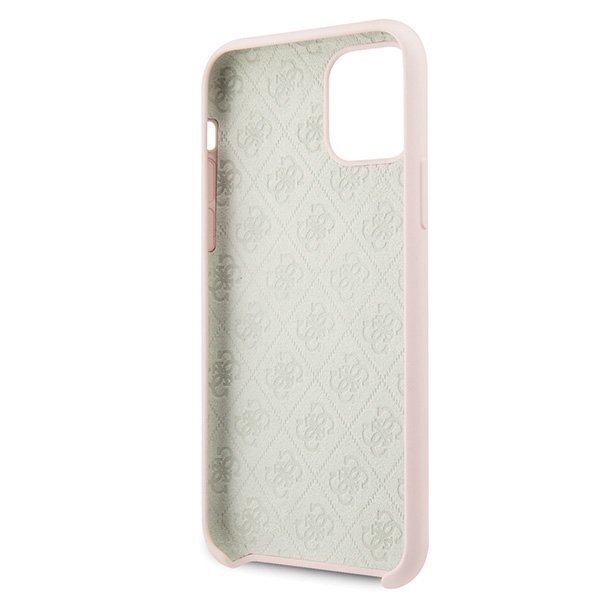 Telefoni korpus Guess GUHCN65LS4GLP iPhone 11 Pro Max light pink/jasnoróżowy hard case Silicone 4G Tone On Tone price and information | Telefonide kaitsekaaned ja -ümbrised | hansapost.ee