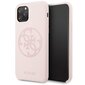 Telefoni korpus Guess GUHCN65LS4GLP iPhone 11 Pro Max light pink/jasnoróżowy hard case Silicone 4G Tone On Tone price and information | Telefonide kaitsekaaned ja -ümbrised | hansapost.ee