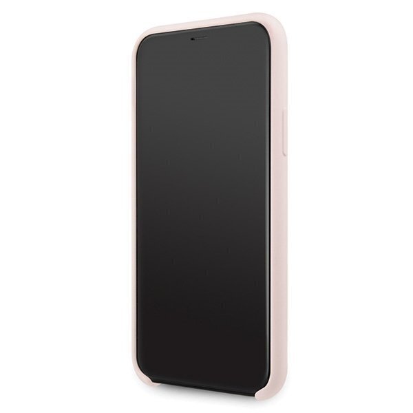 Telefoni korpus Guess GUHCN65LS4GLP iPhone 11 Pro Max light pink/jasnoróżowy hard case Silicone 4G Tone On Tone hind ja info | Telefonide kaitsekaaned ja -ümbrised | hansapost.ee