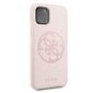 Telefoni korpus Guess GUHCN65LS4GLP iPhone 11 Pro Max light pink/jasnoróżowy hard case Silicone 4G Tone On Tone price and information | Telefonide kaitsekaaned ja -ümbrised | hansapost.ee