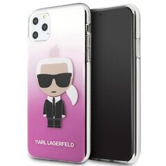 Чехол для телефона Karl Lagerfeld KLHCN65TRDFKPI iPhone 11 Pro Max pink Gradient Ikonik Karl цена и информация | Чехлы для телефонов | hansapost.ee