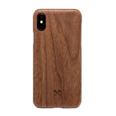 Woodcessories EcoCase, sobib iPhone X, walnut (eco209) hind ja info | Telefonide kaitsekaaned ja -ümbrised | hansapost.ee