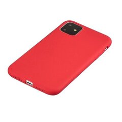 Силиконовый чехол Case Soft Flexible Rubber для Айфон 11 Pro, красный цена и информация | Чехлы для телефонов | hansapost.ee