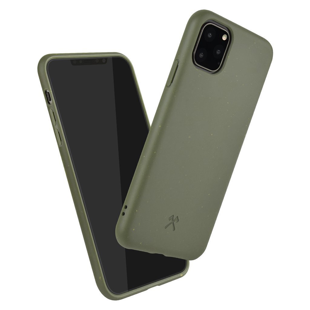 Woodcessories BioCase, telefonile iPhone 11 Pro Max, roheline (eco329) цена и информация | Telefonide kaitsekaaned ja -ümbrised | hansapost.ee