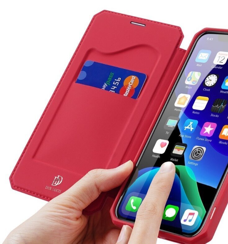 Telefonikaaned Dux Ducis Skin X Premium telefonile Apple iPhone 11 Pro Max, Punane hind ja info | Telefonide kaitsekaaned ja -ümbrised | hansapost.ee