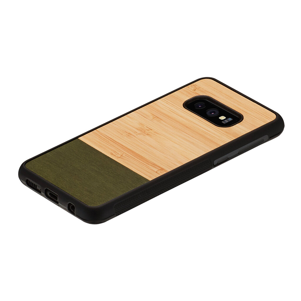 Mobiiltelefoni tagus Man&Wood sobib Samsung Galaxy S10 Lite, Bamboo forest, Must цена и информация | Telefonide kaitsekaaned ja -ümbrised | hansapost.ee