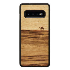 Mobiiltelefoni tagus Man&Wood sobib Samsung Galaxy S10, Terra, Must hind ja info | Telefonide kaitsekaaned ja -ümbrised | hansapost.ee