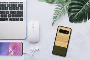 Mobiiltelefoni tagus Man&Wood sobib Samsung Galaxy S10, Bamboo forest, Must цена и информация | Чехлы для телефонов | hansapost.ee