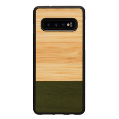 Mobiiltelefoni tagus Man&Wood sobib Samsung Galaxy S10, Bamboo forest, Must hind ja info | Telefonide kaitsekaaned ja -ümbrised | hansapost.ee