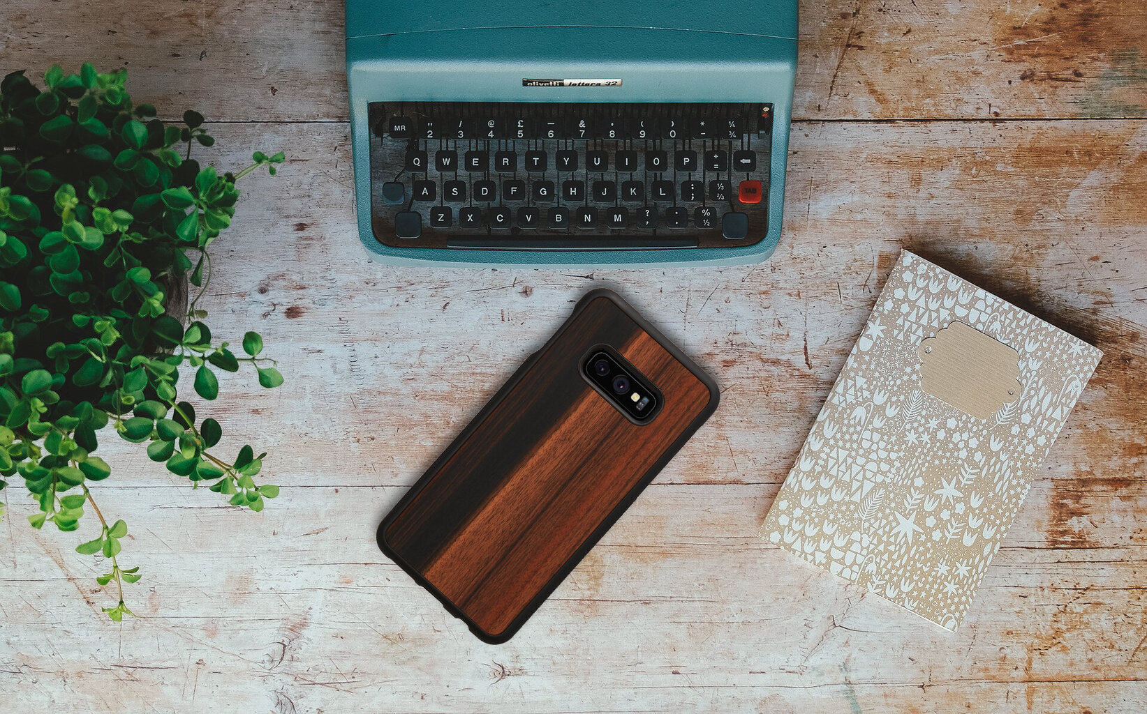 Mobiiltelefoni tagus Man&Wood sobib Samsung Galaxy S10 Lite, Ebony, Must hind ja info | Telefonide kaitsekaaned ja -ümbrised | hansapost.ee