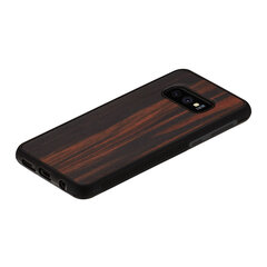 Mobiiltelefoni tagus Man&Wood sobib Samsung Galaxy S10 Lite, Ebony, Must hind ja info | Telefonide kaitsekaaned ja -ümbrised | hansapost.ee