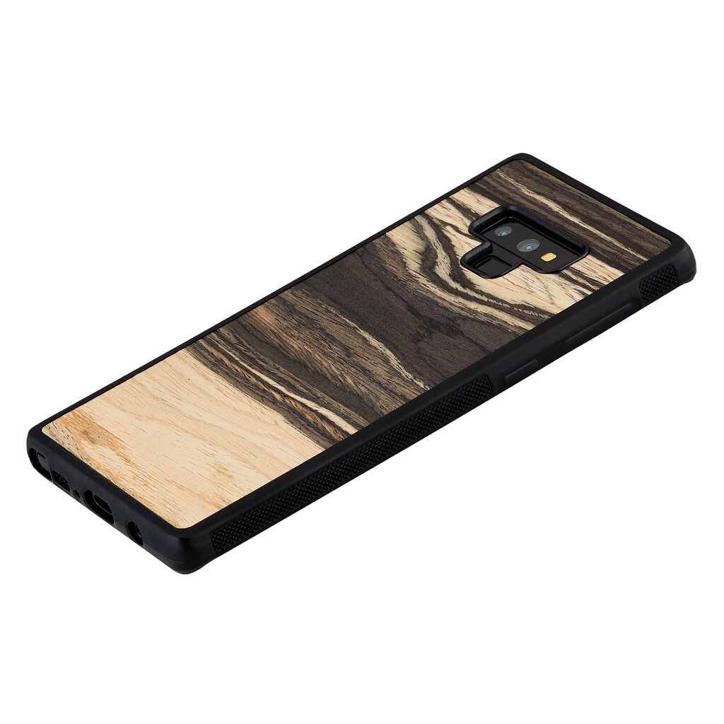 Telefoniümbris Man&Wood telefonile Samsung Galaxy Note 9, White ebony, Must hind ja info | Telefonide kaitsekaaned ja -ümbrised | hansapost.ee