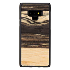 Telefoniümbris Man&Wood telefonile Samsung Galaxy Note 9, White ebony, Must цена и информация | Чехлы для телефонов | hansapost.ee