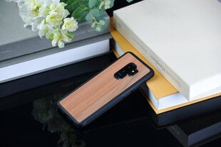 Mobiiltelefoni tagus Man&Wood sobib Samsung Galaxy S9 Plus, Cappuccino, Must hind ja info | Telefonide kaitsekaaned ja -ümbrised | hansapost.ee