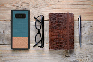 MAN&WOOD SmartPhone case Galaxy Note 8 denim black цена и информация | Чехлы для телефонов | hansapost.ee