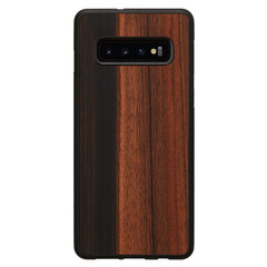 Telefoniümbris Man&Wood telefonile Samsung Galaxy S10 Plus, Ebony, Must hind ja info | Telefonide kaitsekaaned ja -ümbrised | hansapost.ee