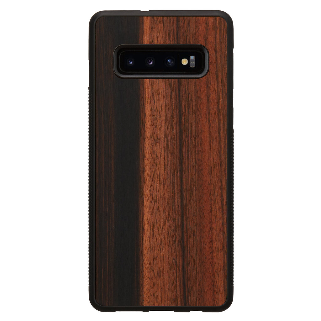 Telefoniümbris Man&Wood telefonile Samsung Galaxy S10 Plus, Ebony, Must hind ja info | Telefonide kaitsekaaned ja -ümbrised | hansapost.ee