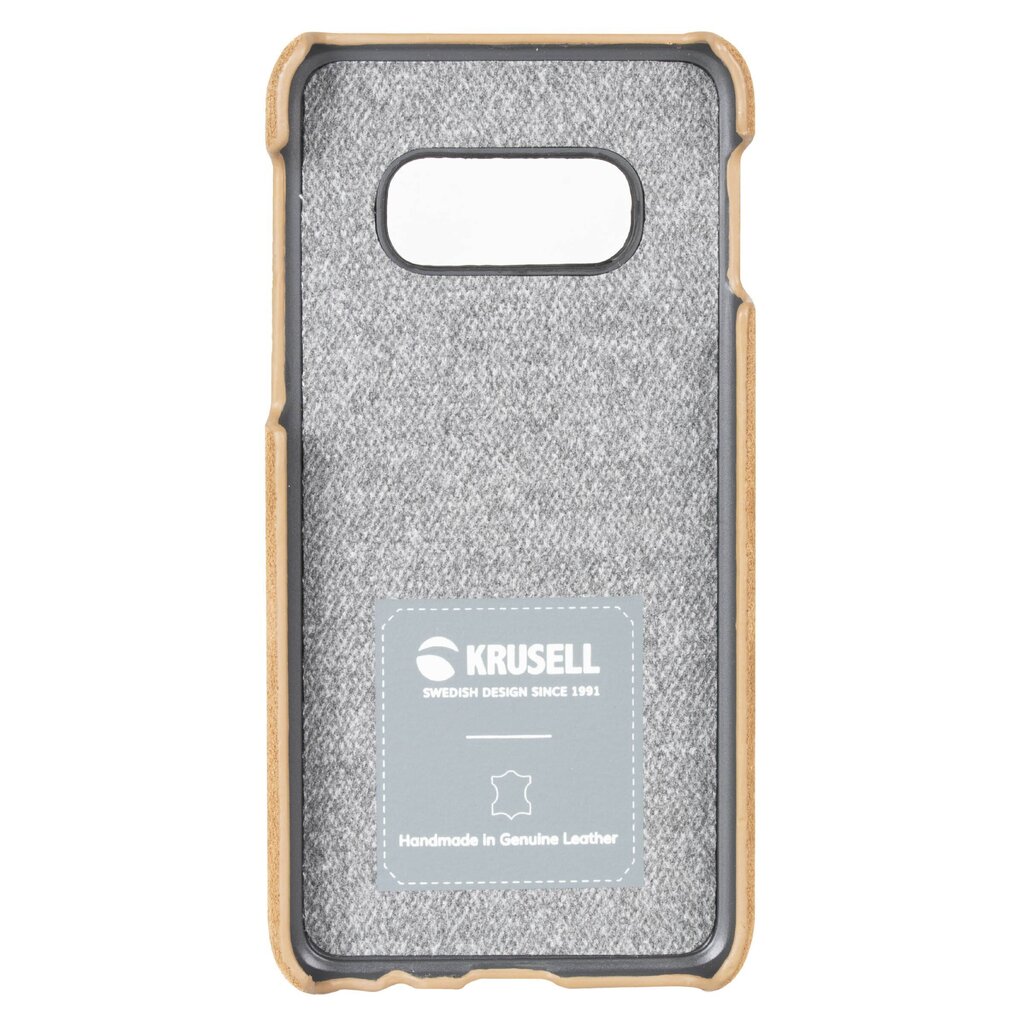 Telefoniümbris Krusell Broby Cover, sobib Samsung Galaxy S10e, beež цена и информация | Telefonide kaitsekaaned ja -ümbrised | hansapost.ee