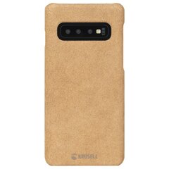 Telefoniümbris Krusell Broby Cover, sobib Samsung Galaxy S10, pruun hind ja info | Telefonide kaitsekaaned ja -ümbrised | hansapost.ee