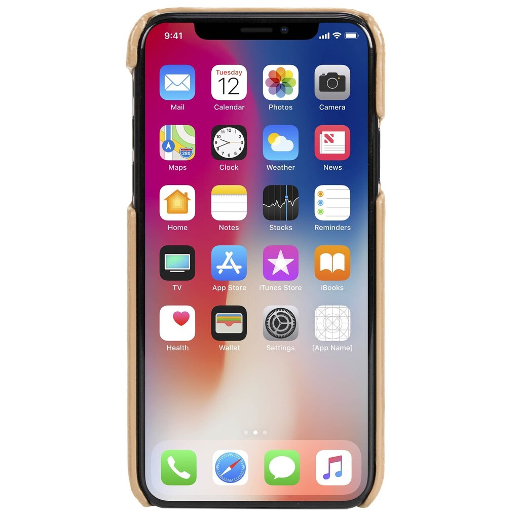 Telefoniümbris Krusell Sunne 2 Card Cover, sobib Apple iPhone X/XS, pruun hind ja info | Telefonide kaitsekaaned ja -ümbrised | hansapost.ee