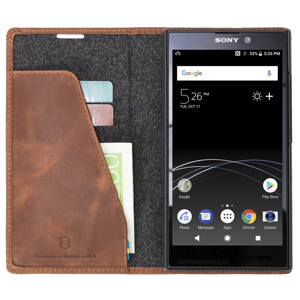 Mobiiltelefoni ümbris Krusell Sunne 2 Card Foliowallet sobib Sony Xperia L2, Pruun hind ja info | Telefonide kaitsekaaned ja -ümbrised | hansapost.ee
