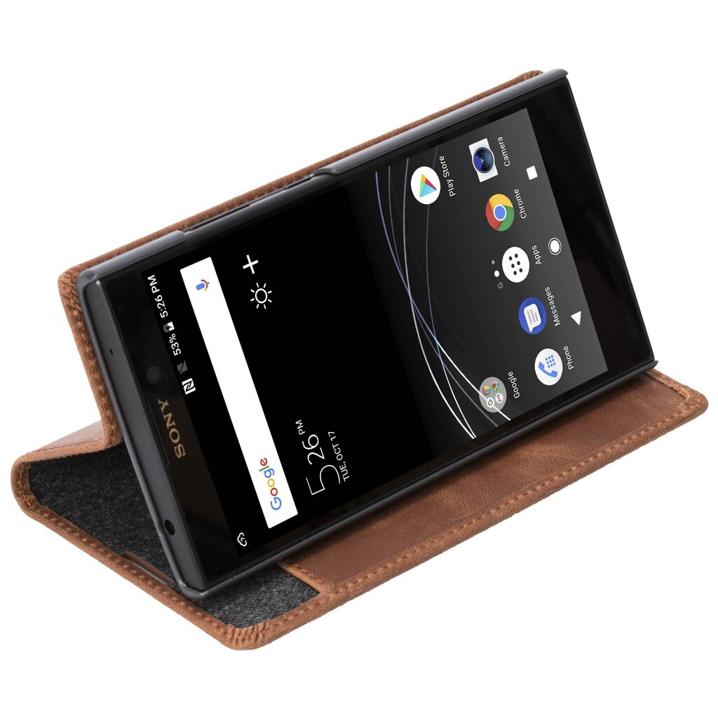 Mobiiltelefoni ümbris Krusell Sunne 2 Card Foliowallet sobib Sony Xperia L2, Pruun hind ja info | Telefonide kaitsekaaned ja -ümbrised | hansapost.ee