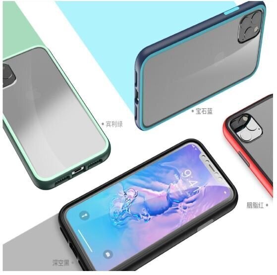 Comma Joy elegant anti-shock case, telefonile iPhone 11 Pro Max, roheline цена и информация | Telefonide kaitsekaaned ja -ümbrised | hansapost.ee