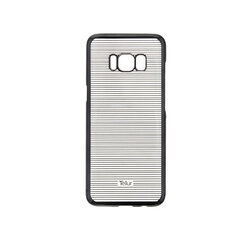 Telefoniümbris Tellur Horizontal Stripes telefonile Samsung Galaxy S8, Must hind ja info | Telefonide kaitsekaaned ja -ümbrised | hansapost.ee