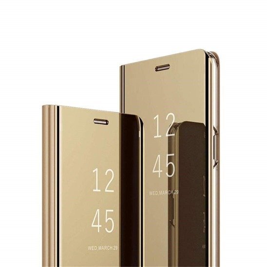 Mocco Clear View Cover Case For Xiaomi Redmi 8 Gold hind ja info | Telefonide kaitsekaaned ja -ümbrised | hansapost.ee