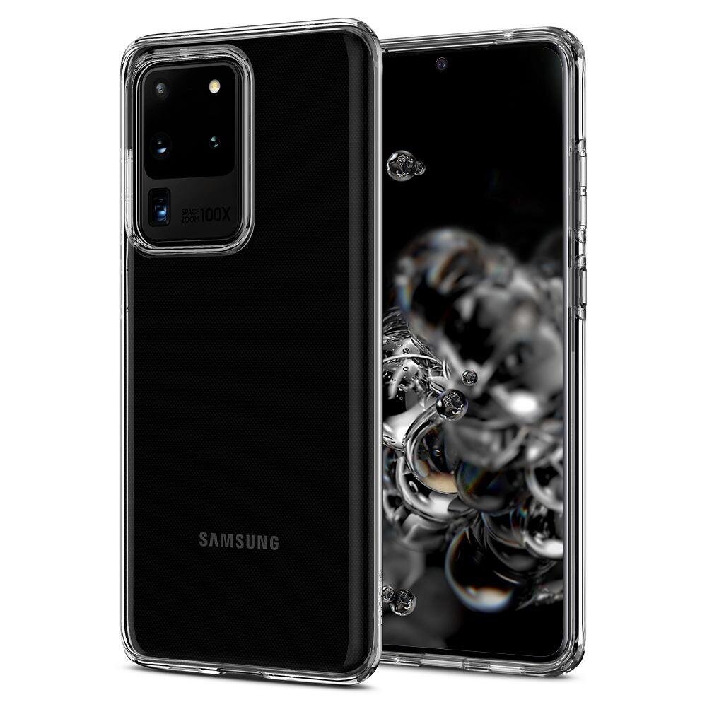 Spigen Liquid Crystal Galaxy S20 Ultra Crystal Clear цена и информация | Telefonide kaitsekaaned ja -ümbrised | hansapost.ee